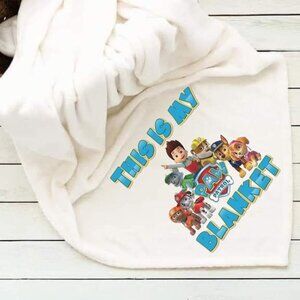 Paw Patrol Blanket Custom Throw 50x60 Blanket